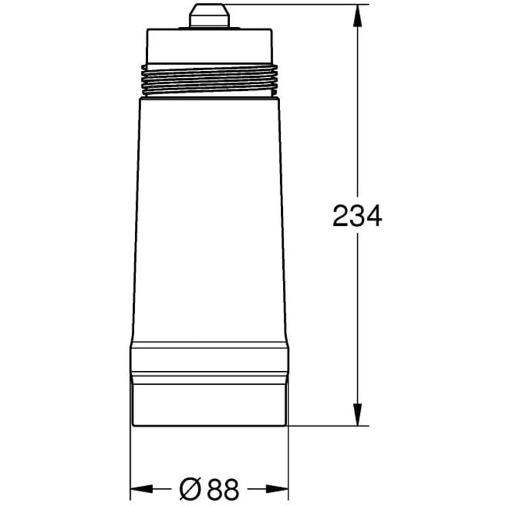 Grohe vannfilter til Grohe Blue/Red armatur , 600 liter
