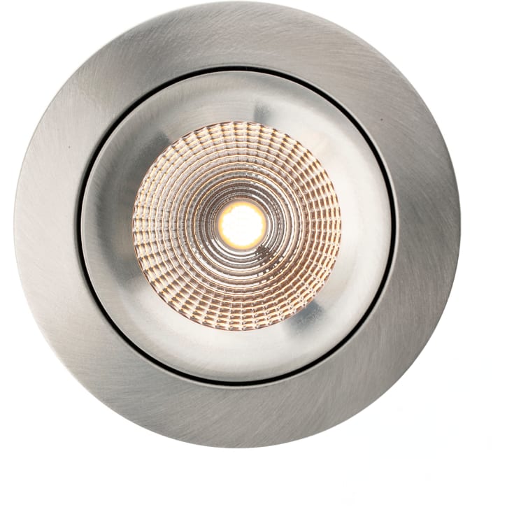 The Light Group One 360° indbygningsspot, 1800-3000K, aluminium