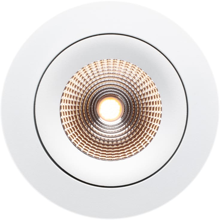 SLC One 360° SunLike indbygningsspot, 3000K, hvid