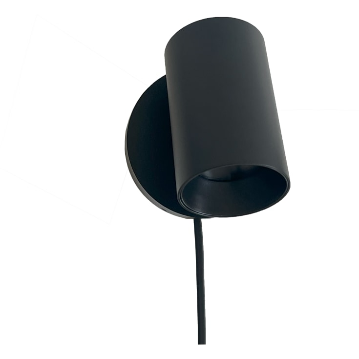 Antidark SpotOn Circle vägglampa, svart