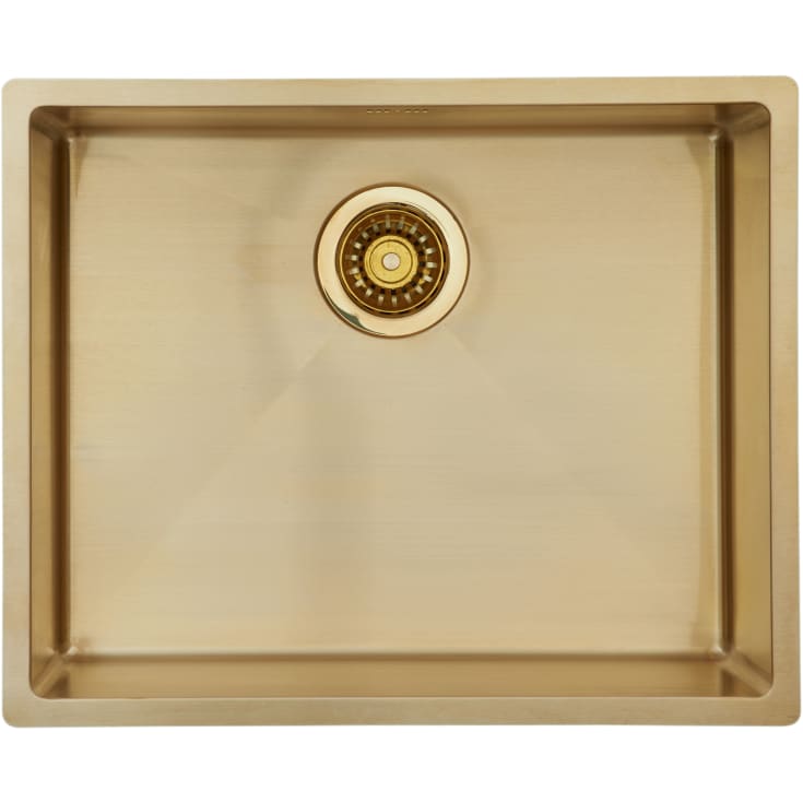 Lavabo Kubus 500 Soft kjøkkenvask, 54x44 cm, messing