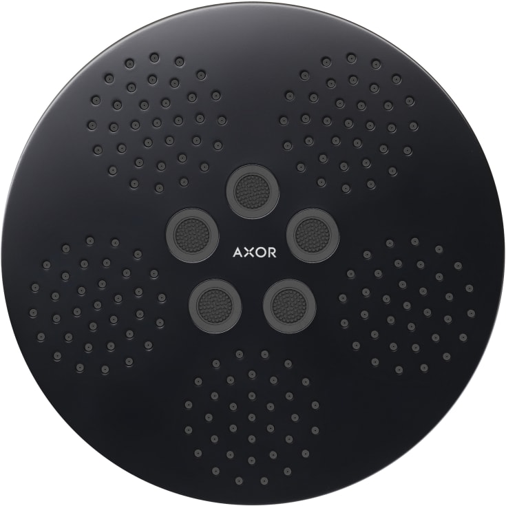 Axor One brusehoved, Ø28,2 cm, mat sort