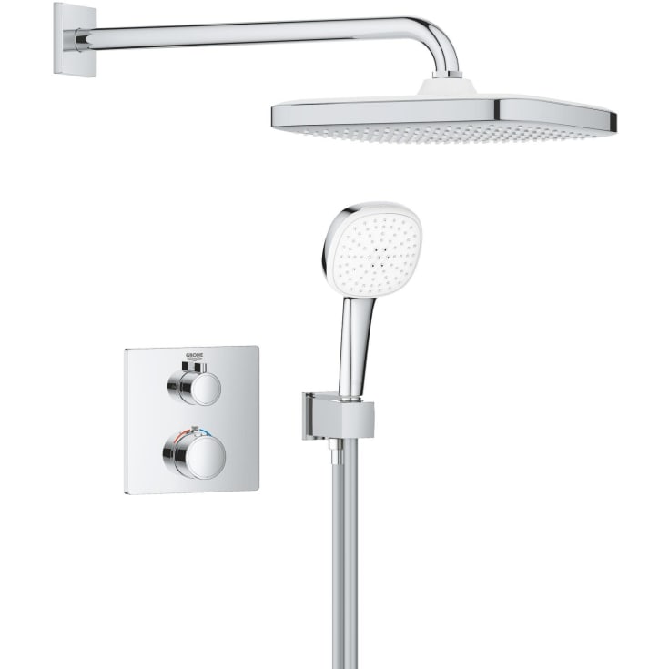 Grohe Grohtherm brusesæt, krom