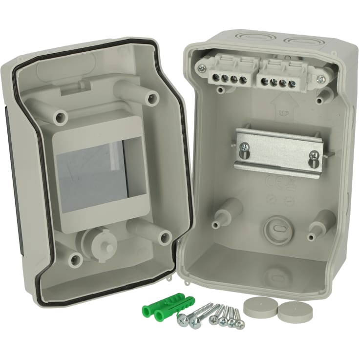 Gruppeafdækning MCE65 4M, 1 række 4 moduler, 127x200x120