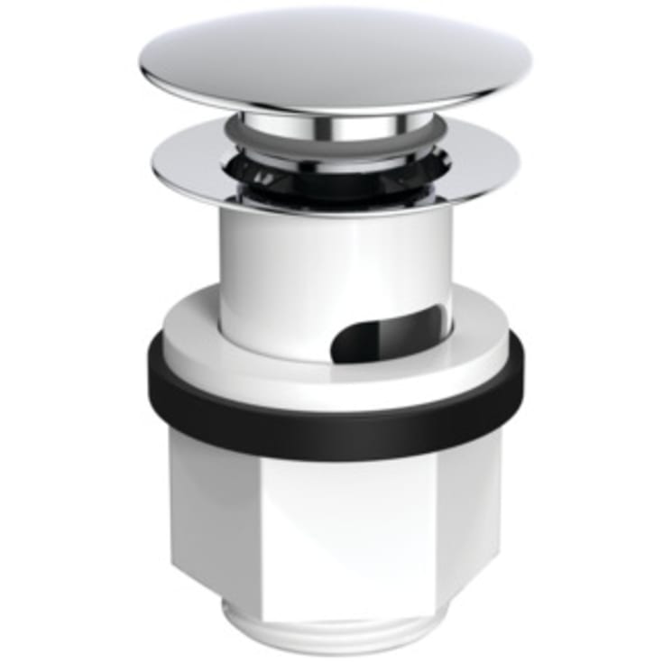 Ideal Standard bundventil, push-open, krom