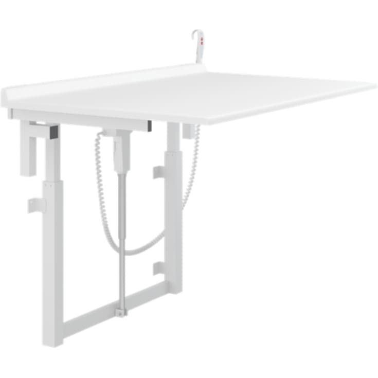 Pressalit Care stellebord, 80x140 cm, hvit