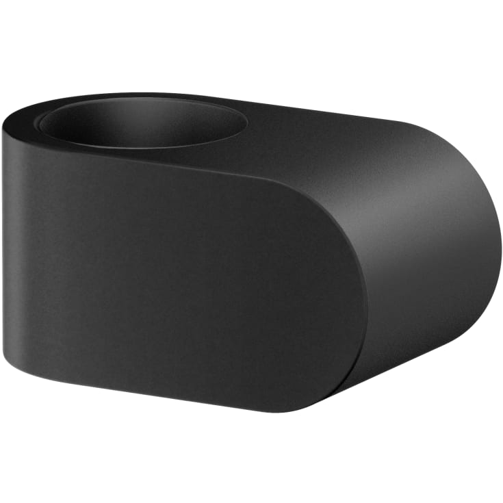 Beslagsboden dörrstopp för dörrhantag, svart