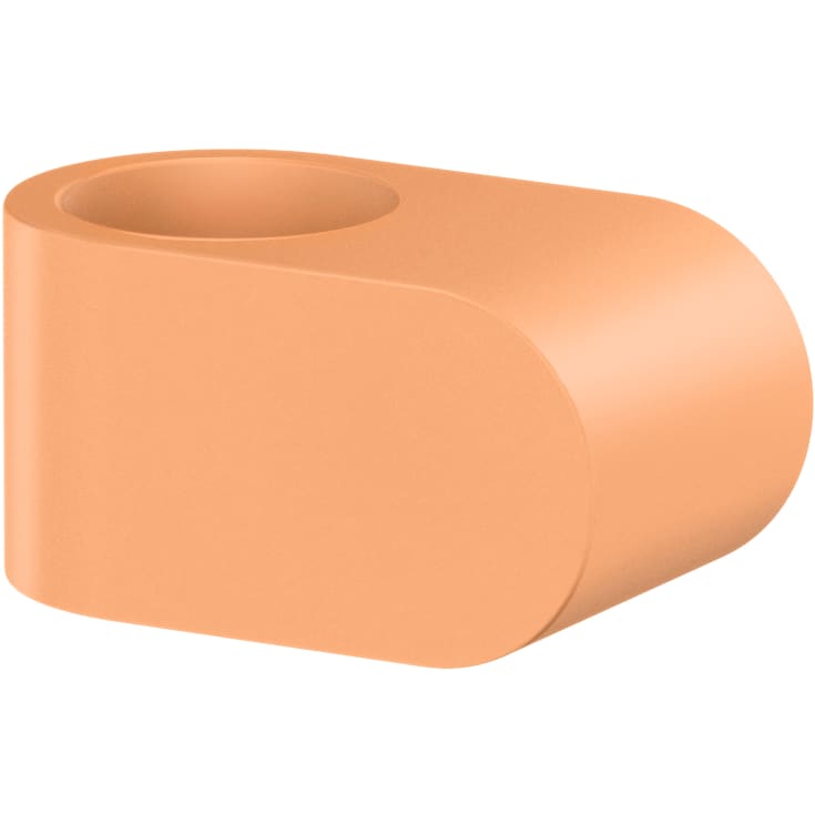 Beslagsboden dörrstopp för dörrhantag, orange