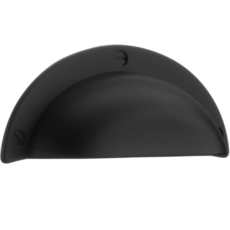 Beslagsboden skålhåndtag, sort