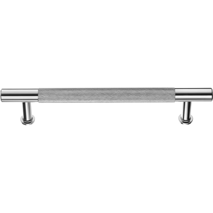 Beslagsboden bøjlegreb, cc 128 mm, poleret krom