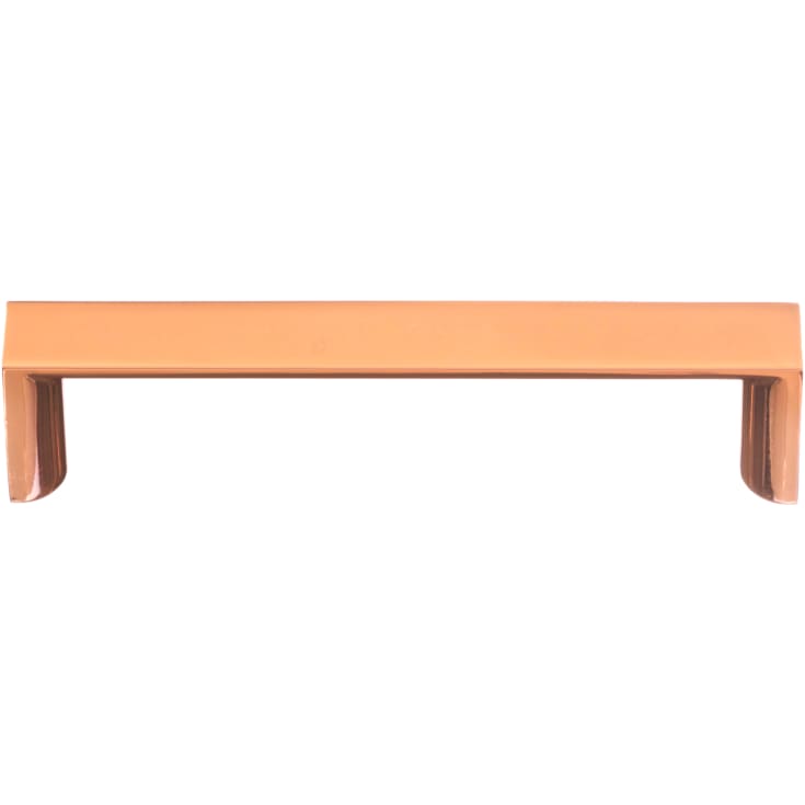 Beslagsboden bøjlegreb, cc 96 mm, poleret kobber