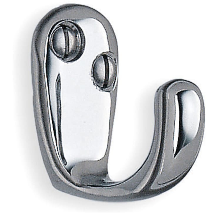 Beslagsboden håndklædekrog, poleret krom