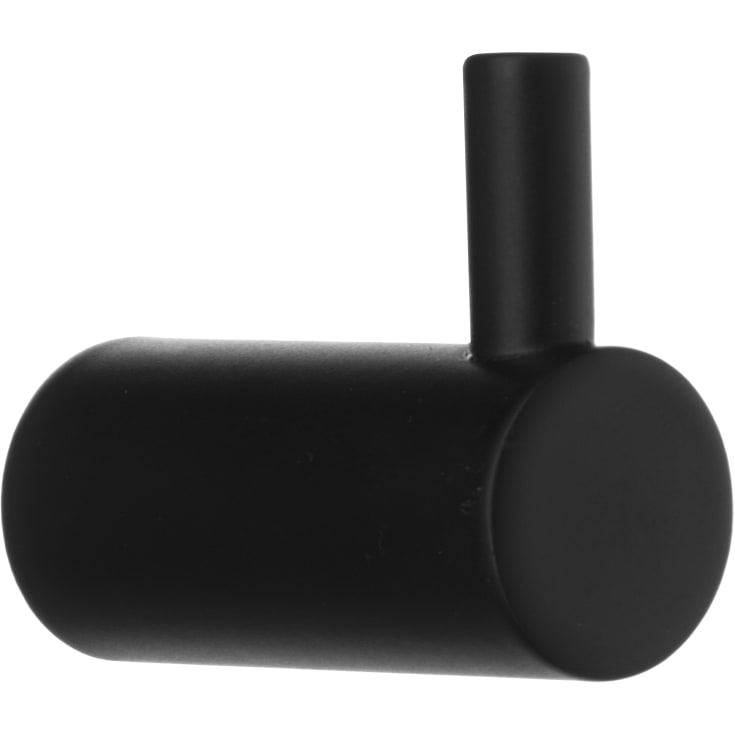 Beslagsboden håndklædekrog, mat sort