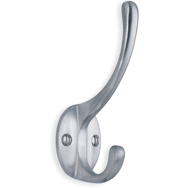 Beslagsboden håndklædekrog, børstet krom