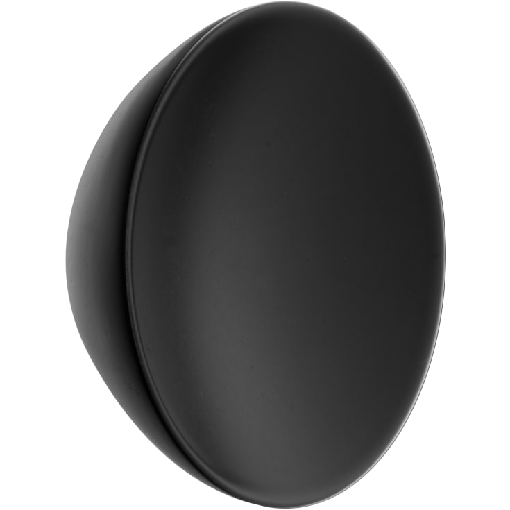 Beslagsboden knop, mat sort