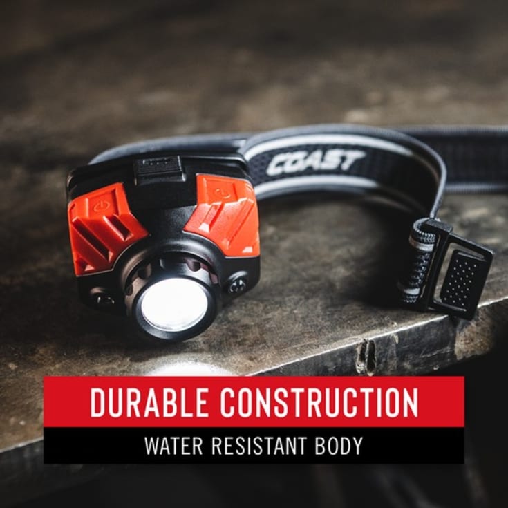 Coast FL75R pandelampe, genopladelig, 480-530 lumen