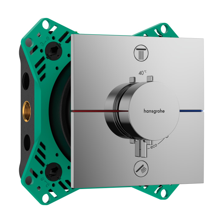 9 stk Hansgrohe ShowerSelect Comfort E brusearmatur, krom