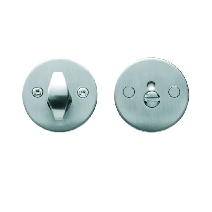 Randi 7100 Line18 toiletbesætning, til mellemdørlås, børstet rustfrit stål