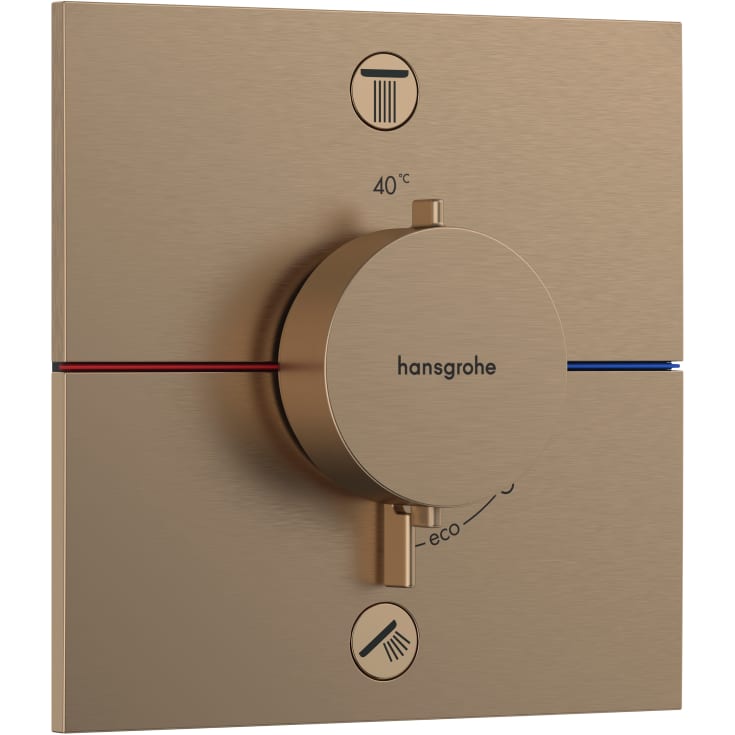 Hansgrohe Pulsify E 260 brusesæt, vandbesparende,  børstet bronze