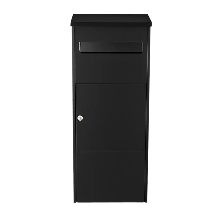 Mefa Oak 480 paketbrevlåda, med lås, svart