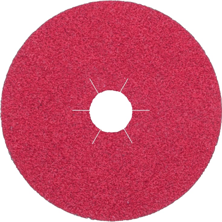Klingspor fiberskiva FS 964, för rostfritt stål, 125 x 22 mm, K80