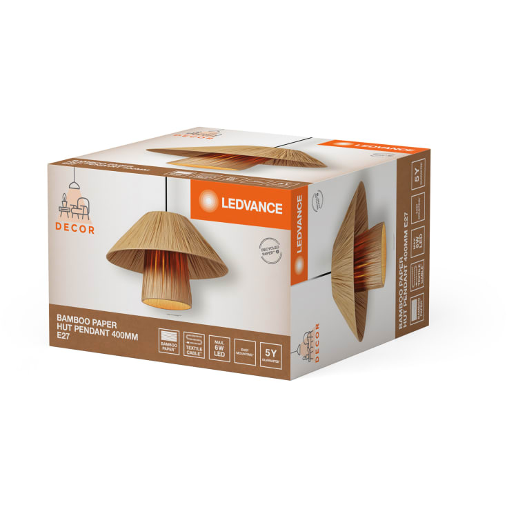 Ledvance Decor Bamboo Paper pendel, Ø40 cm
