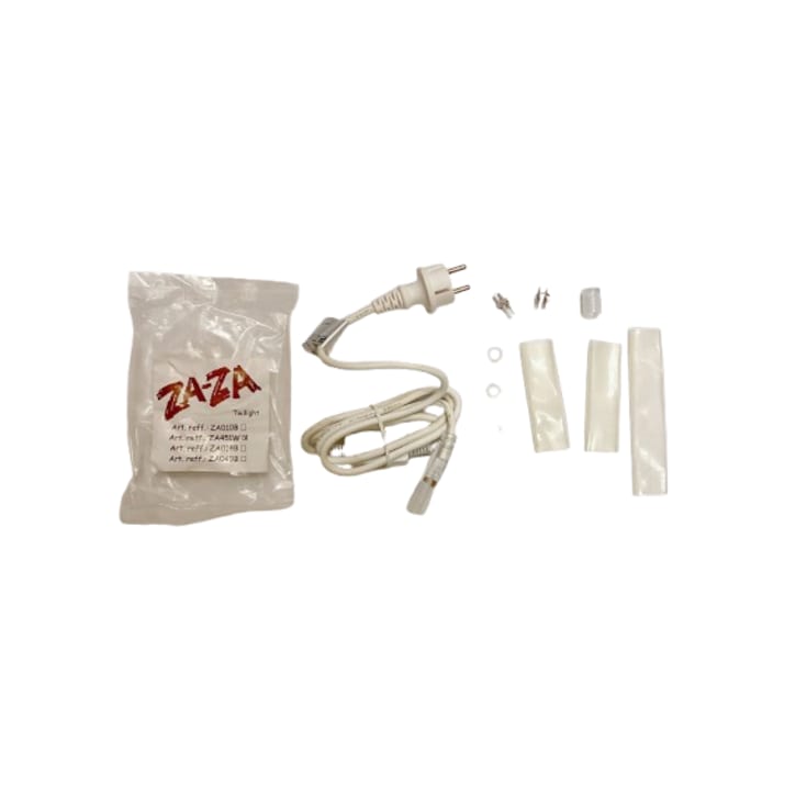 Za-Za Twilight Rope Light tilkoblingssett med likeretter, 1,5 meter