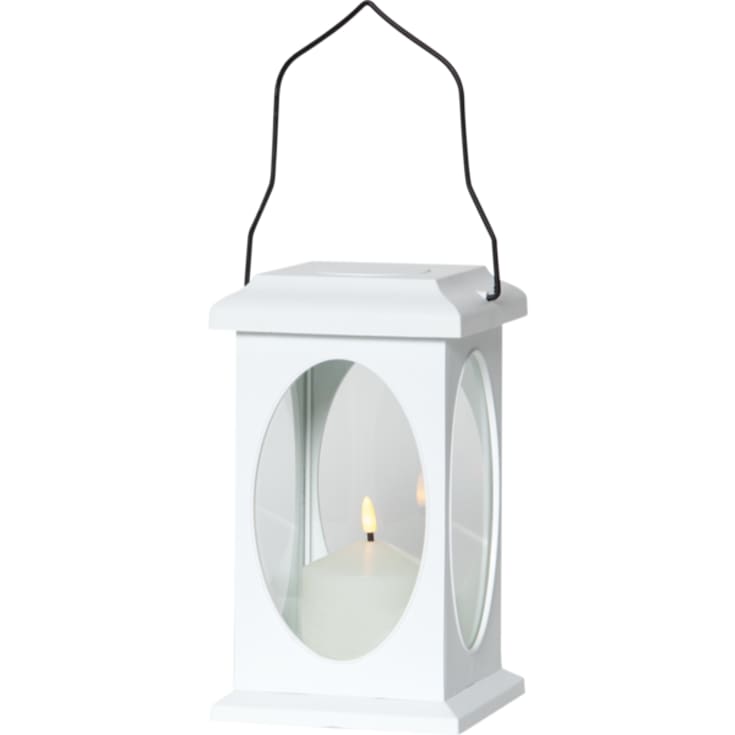 Star Trading Flamme LED lanterne hvid