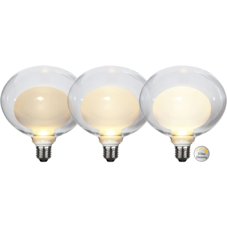 Star Trading Space E27 3,5w LED globepære med 3 lystrin