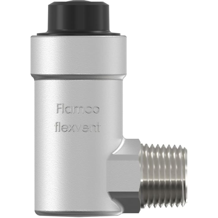Flamco automatisk luftudlader 1/2", vinkelløbende