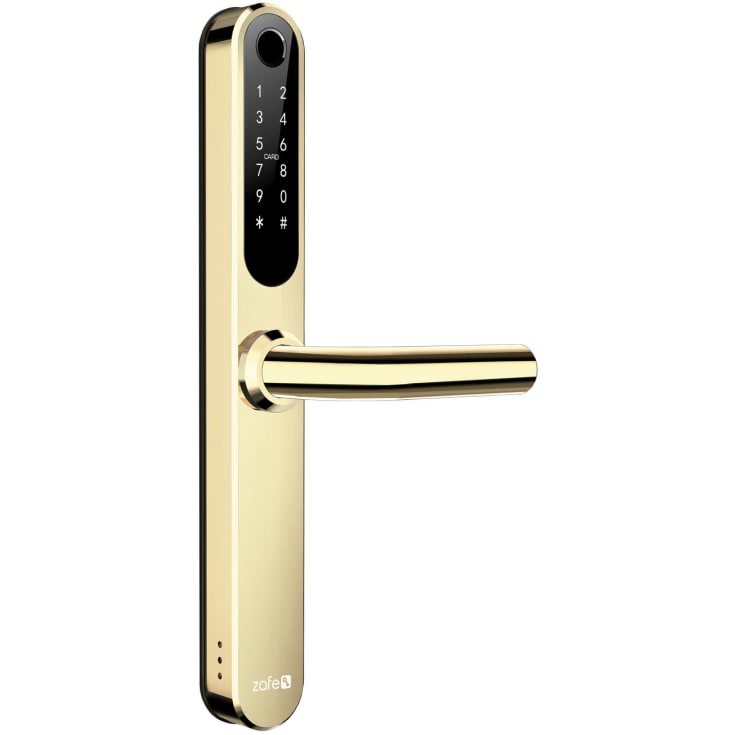 4 st Zafe T-Lock UNIVERSAL, smart lås med APP, mässing, 39 mm