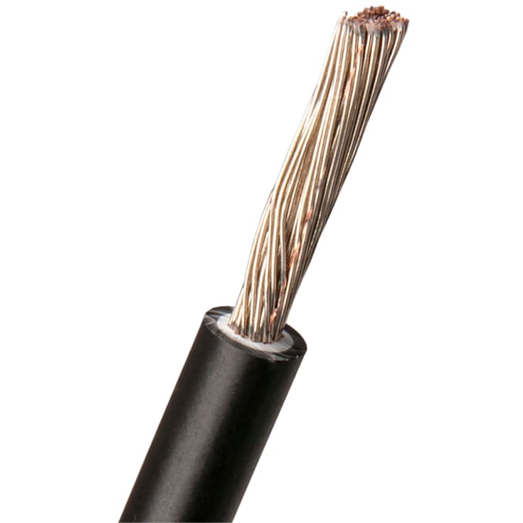 Nexans solcellekabel, Energyflex, 1x6 mm²,sort