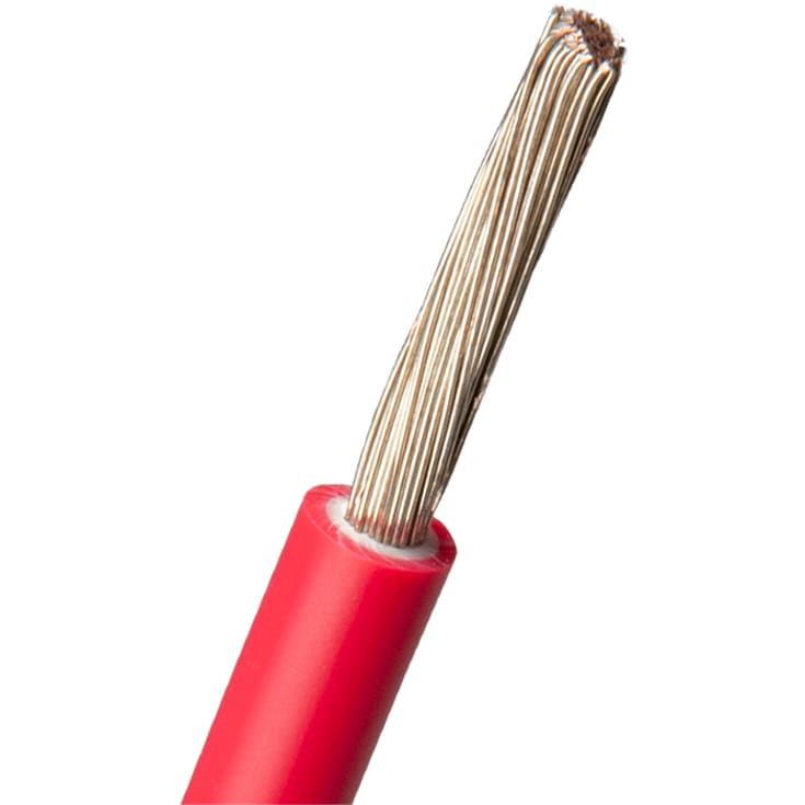 500 meter Solcellekabel H1Z2Z2_K 1x6 mm², rød