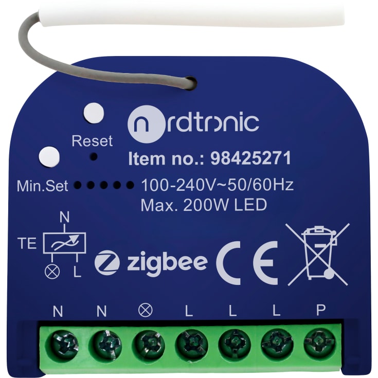 Box Dimmer Zigbee G2 200W LED 230V push