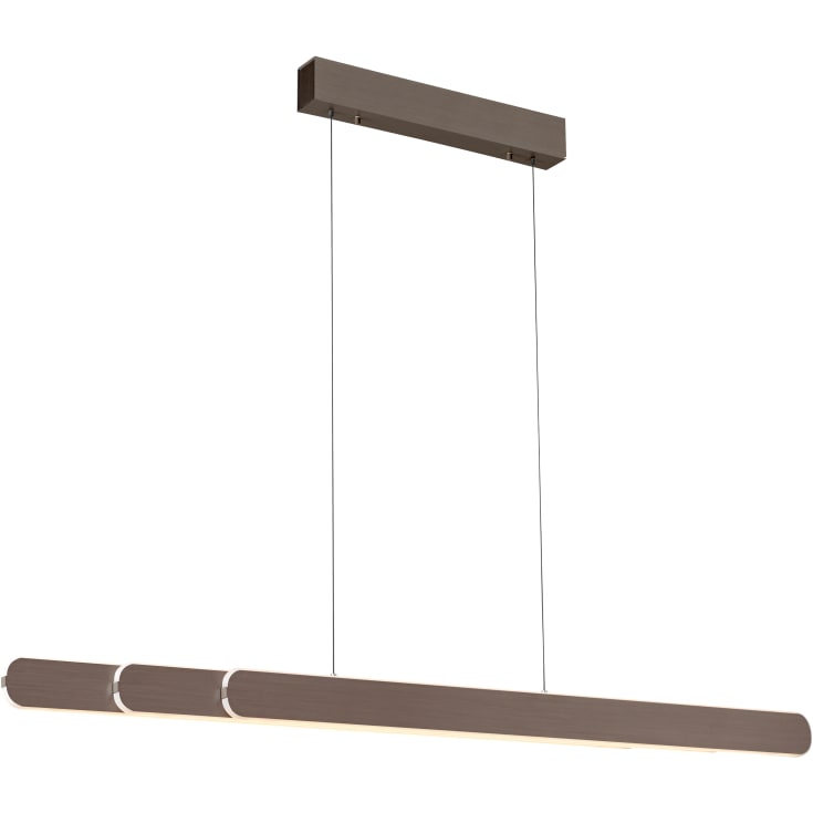 Adriana Round langbordspendel m. udtræk & comfort lift, kobber