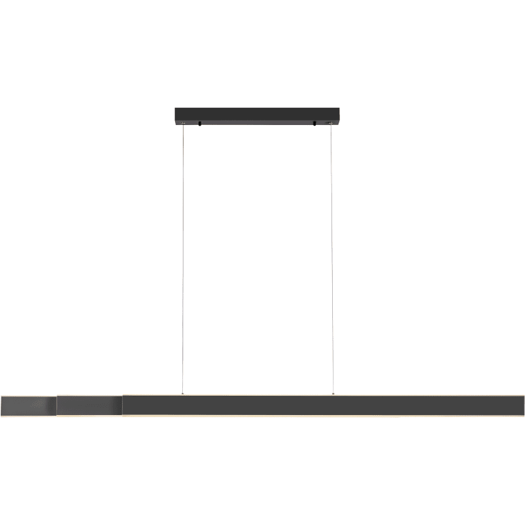 Pure Lume langbordspendel m. udtræk, 1790mm børstet antrazit