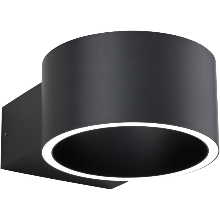 Pure Clipse rund væglampe, Ø150mm antracit