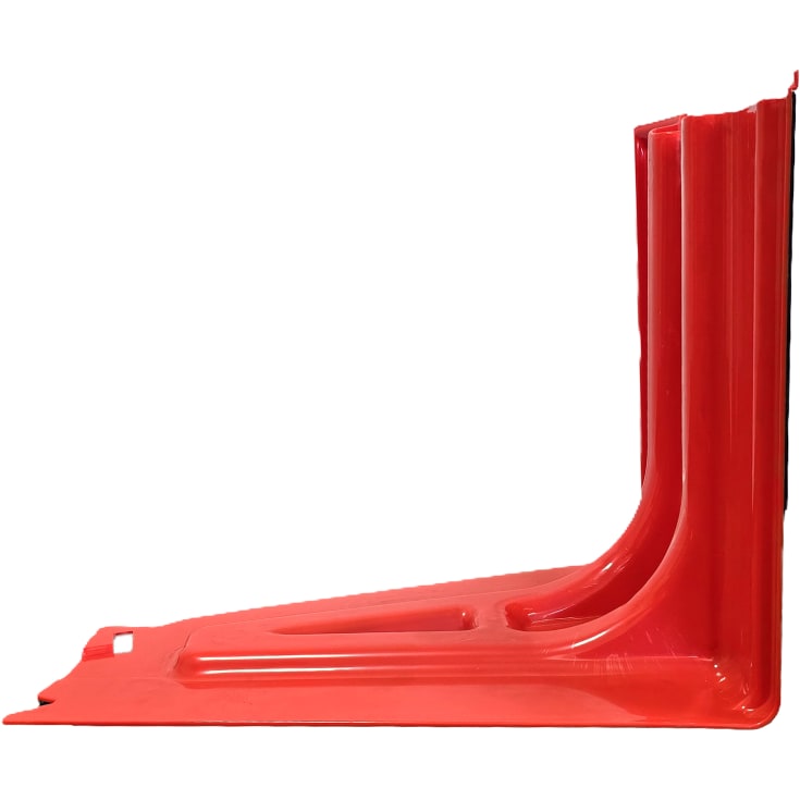 Durango vandbarriere, hjørne, rød