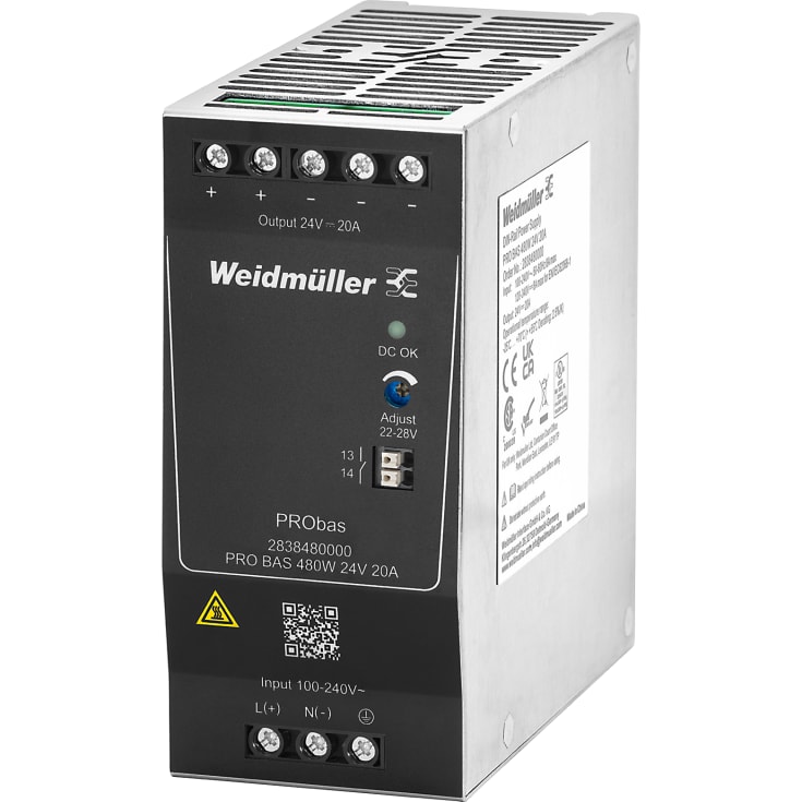 Strömförsörjning Pro Bass 480W 24VDC 20A