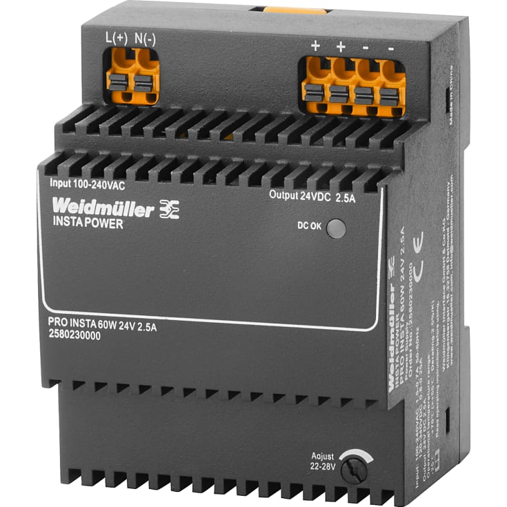 Strömförsörjning Pro Insta 60W 24VDC 2,5A