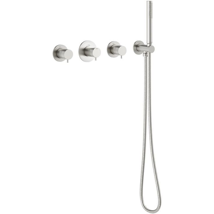 Damixa Silhouet BS1 kararmatur med brusesæt, stål PVD