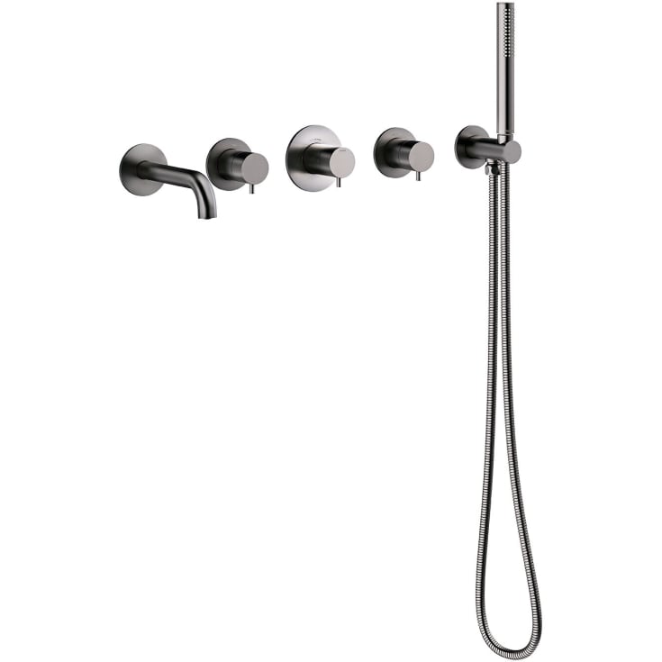 Damixa Silhouet BS2 kararmatur med brusesæt, sort krom