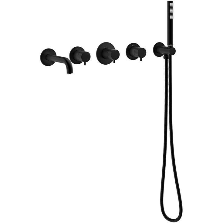 Damixa Silhouet BS2 kararmatur med brusesæt, mat sort