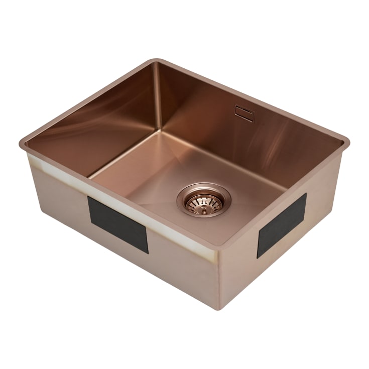 Secher Strib 500 køkkenvask, 52,8x42,8 cm, kobber