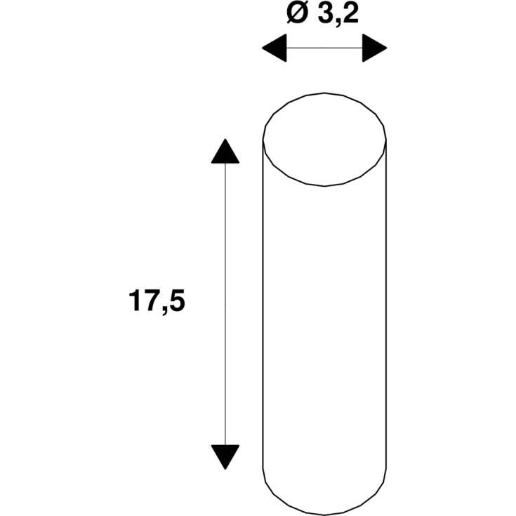 SLV High Brightness E27 rörlampa, 2700K, 11W