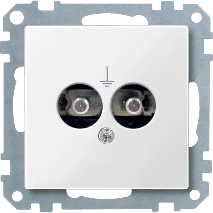Potentialudlignings udtag, polarhvid, Merten-System
