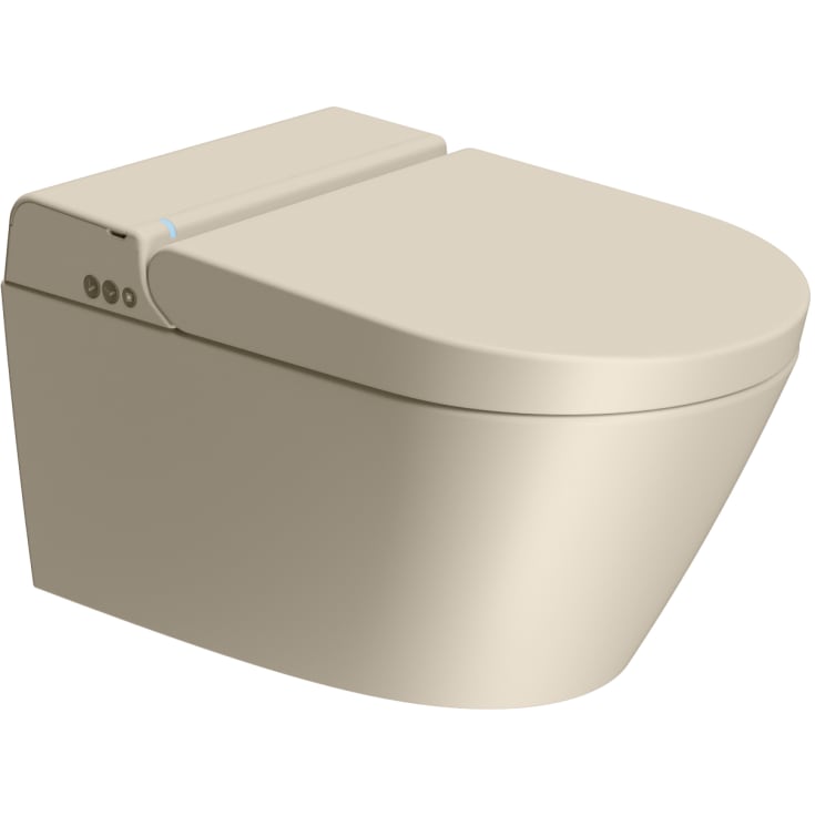 GSI WClean douchetoilet, uden skyllekant, rengøringsvenlig, mat beige
