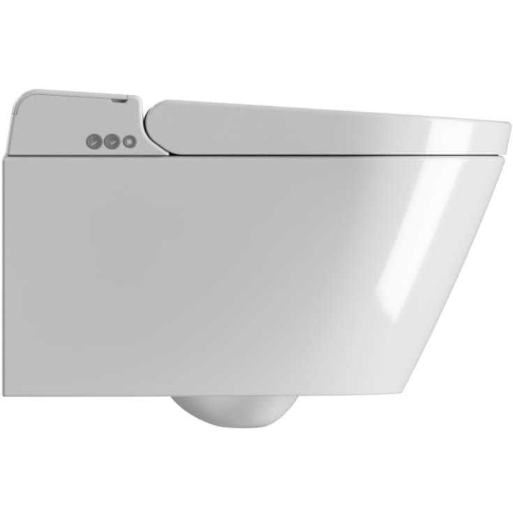 GSI WClean douchetoilet, uden skyllekant, rengøringsvenlig, hvid