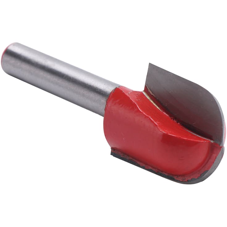 Fræsejern, Ø8 mm, til Ø20 mm rør i 25 mm spånplader