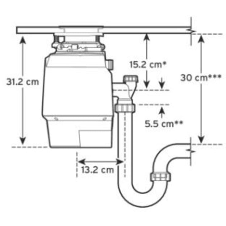 Insinkerator Premium 550 EC kjøkkenkvern, 0,55 hk